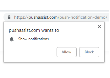 User Consent for Sending Notifications
